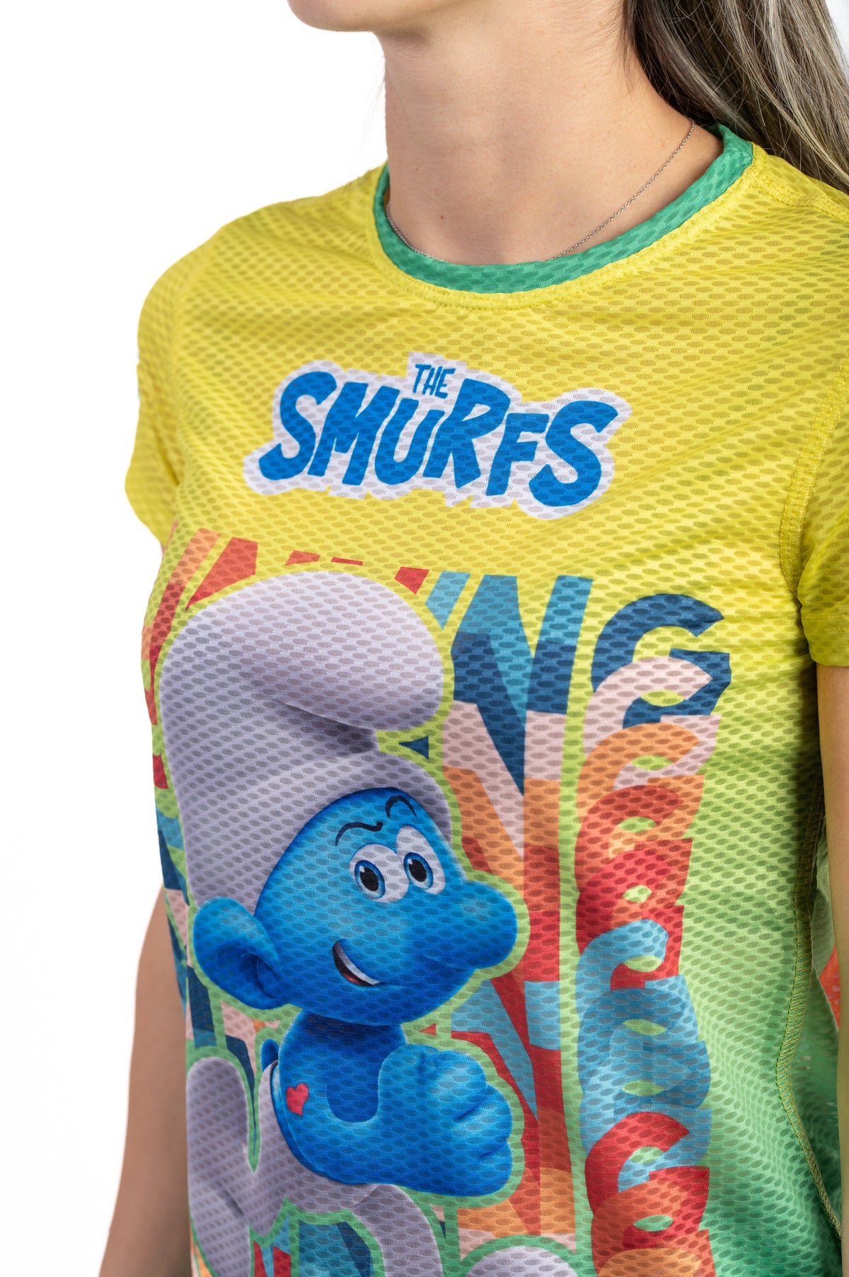 OTSO Damen Kurzarm-Funktionsshirt - Smurf Running – Produktansicht 7
