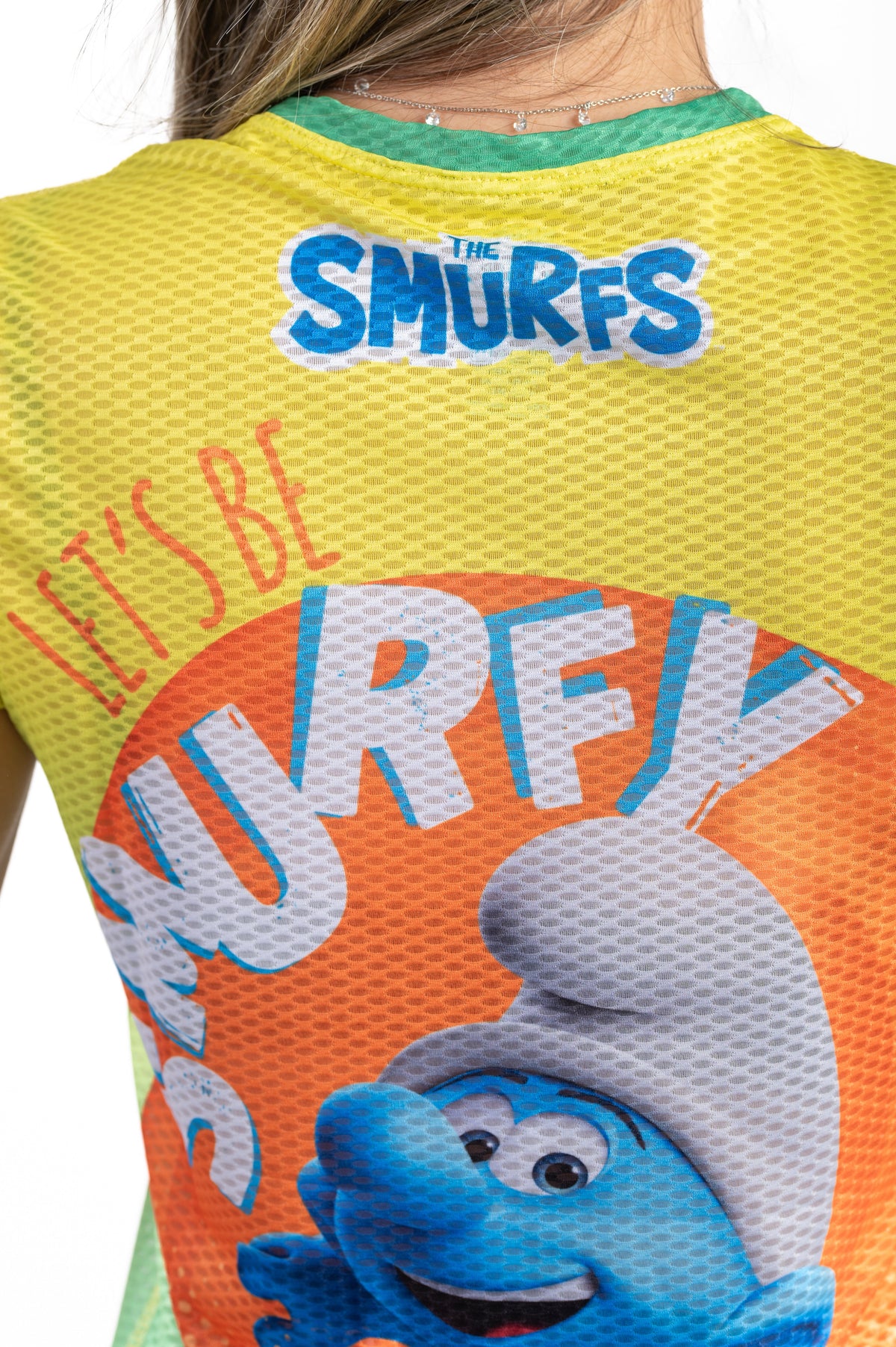 OTSO Damen Kurzarm-Funktionsshirt - Smurf Running – Produktansicht 8