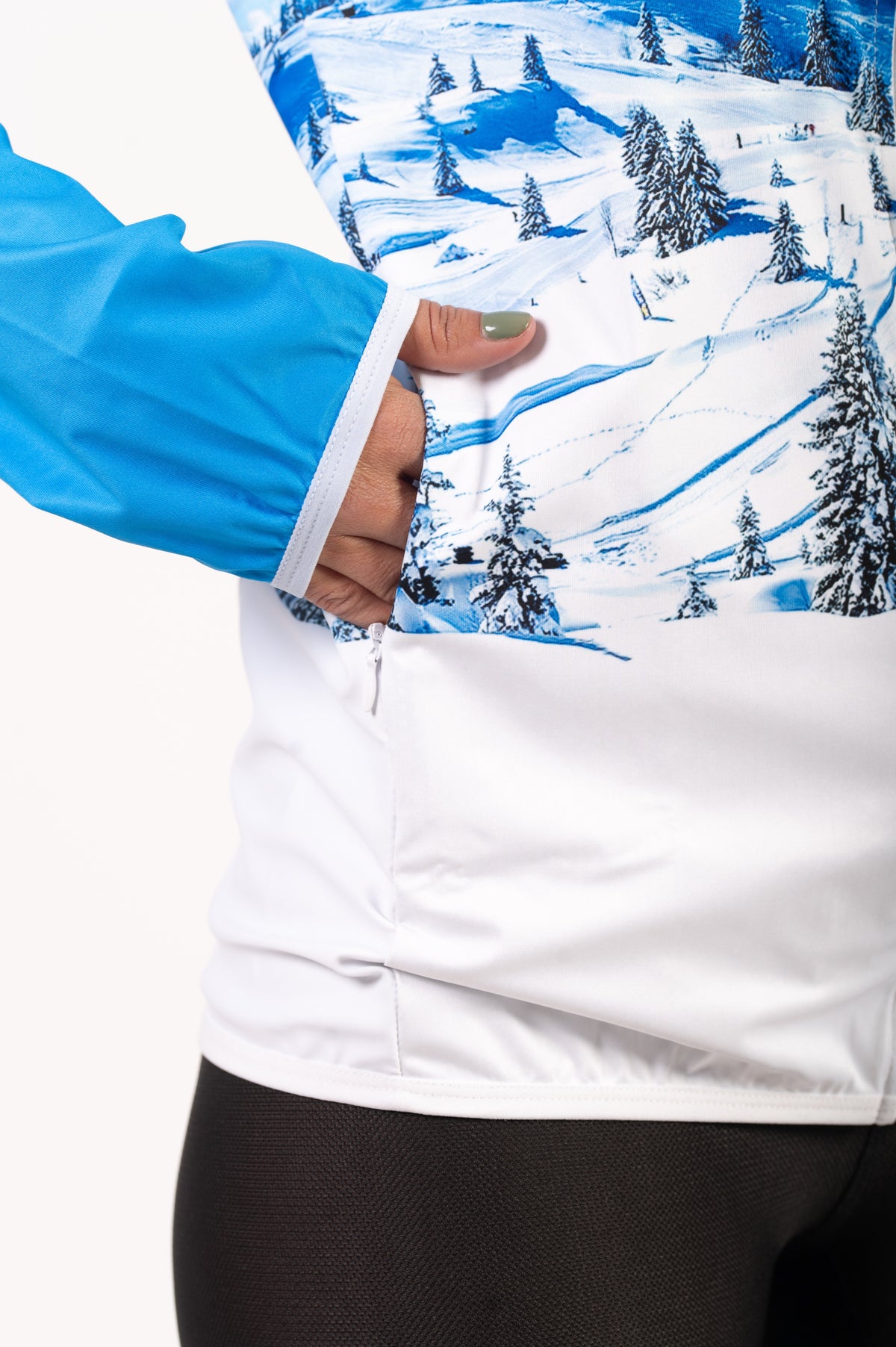 OTSO Unisex Laufjacke - Snow Forest – Produktansicht 11