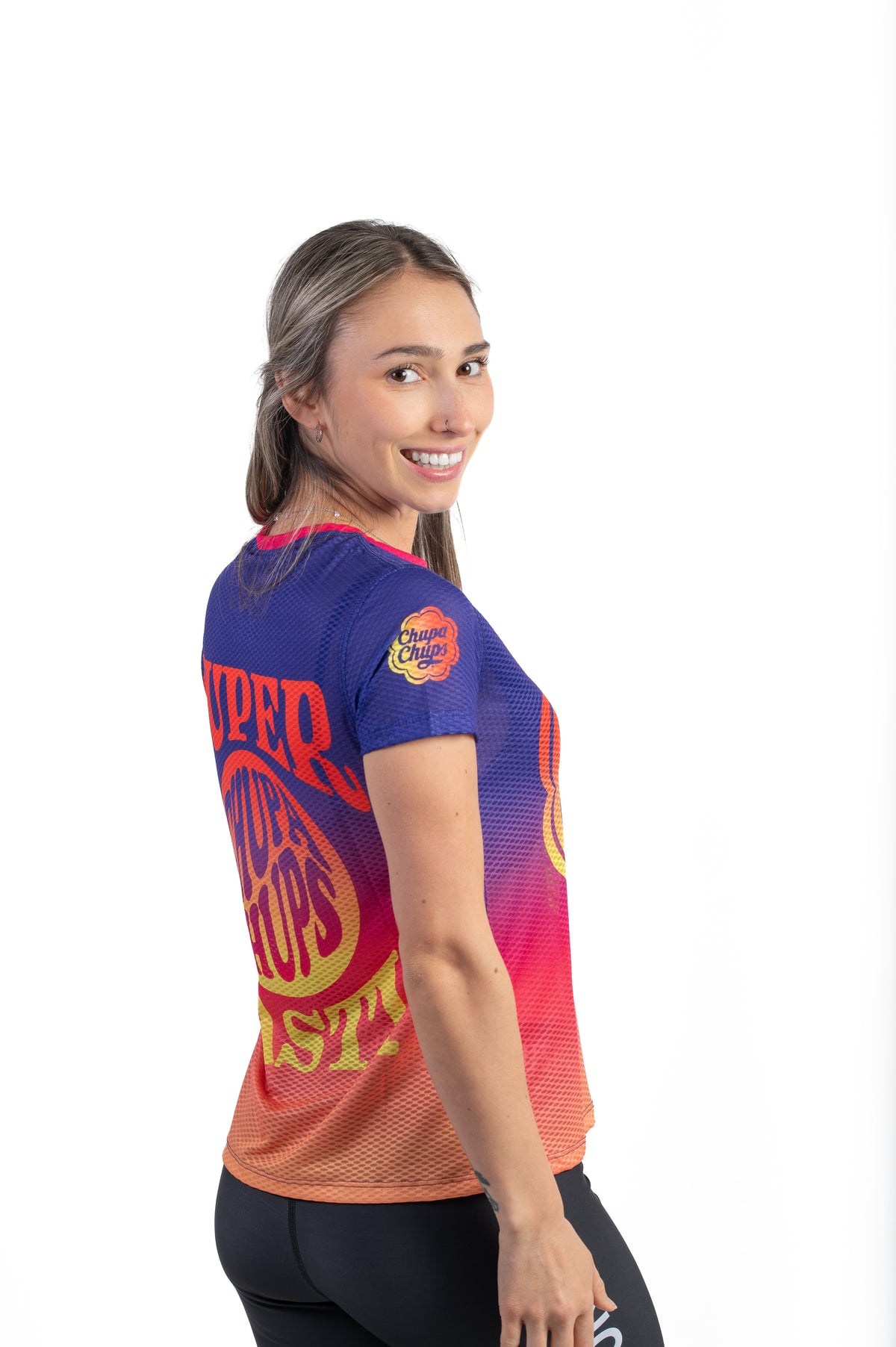 OTSO Damen Kurzarm-Funktionsshirt - Chupa Chups Super Tasty – Produktansicht 5