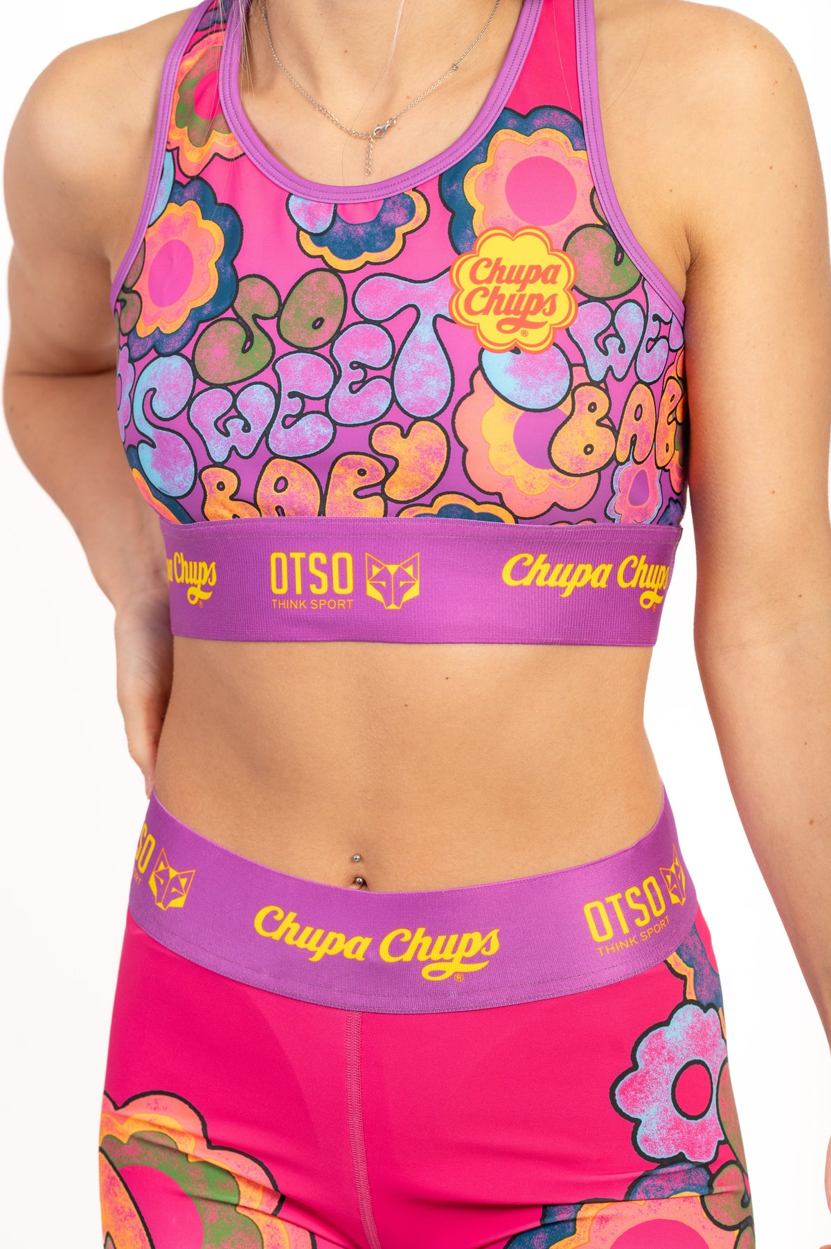 OTSO Damen Sporttop - Chupa Chups Sweet Baby – Produktansicht 7