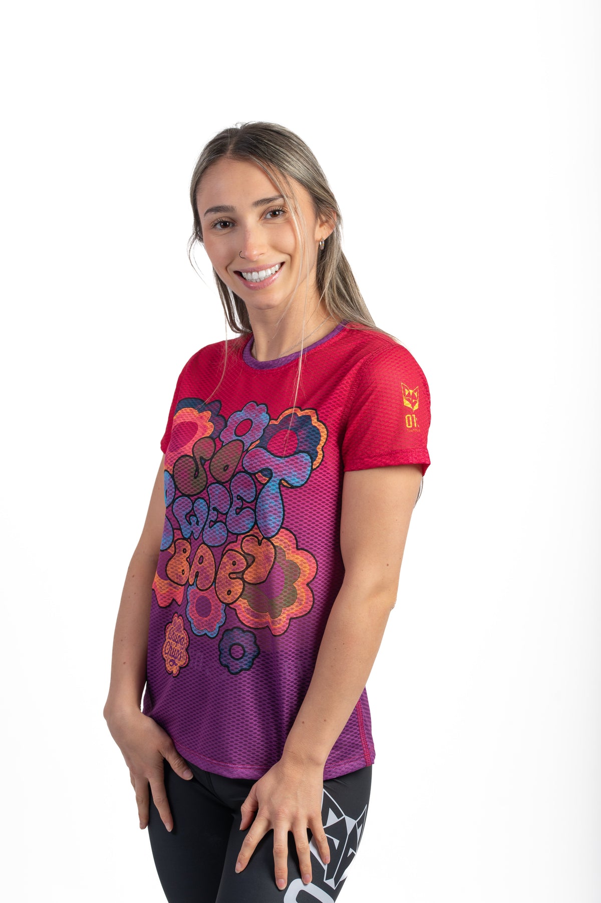 OTSO Damen Kurzarm-Funktionsshirt - Chupa Chups Sweet Baby – Produktansicht 4