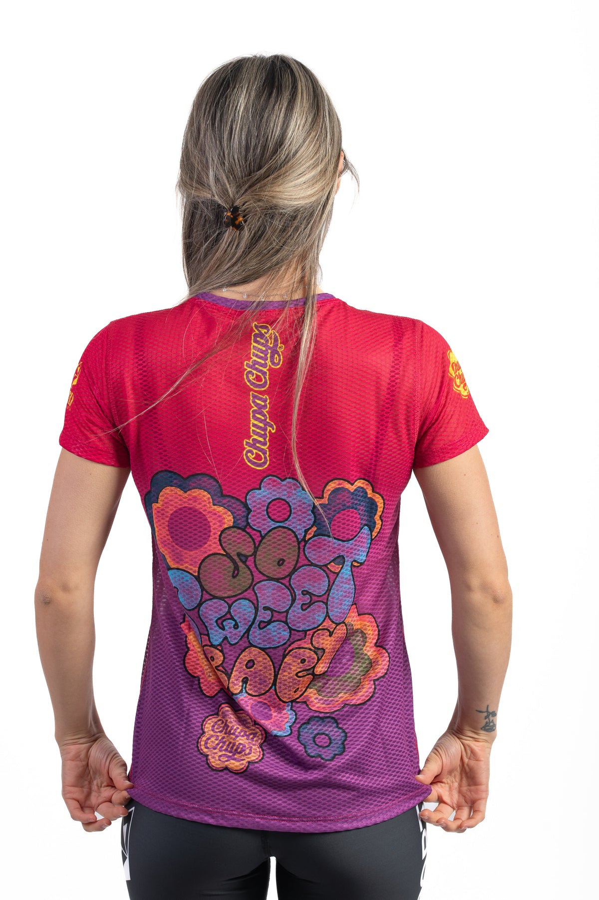 OTSO Damen Kurzarm-Funktionsshirt - Chupa Chups Sweet Baby – Produktansicht 6