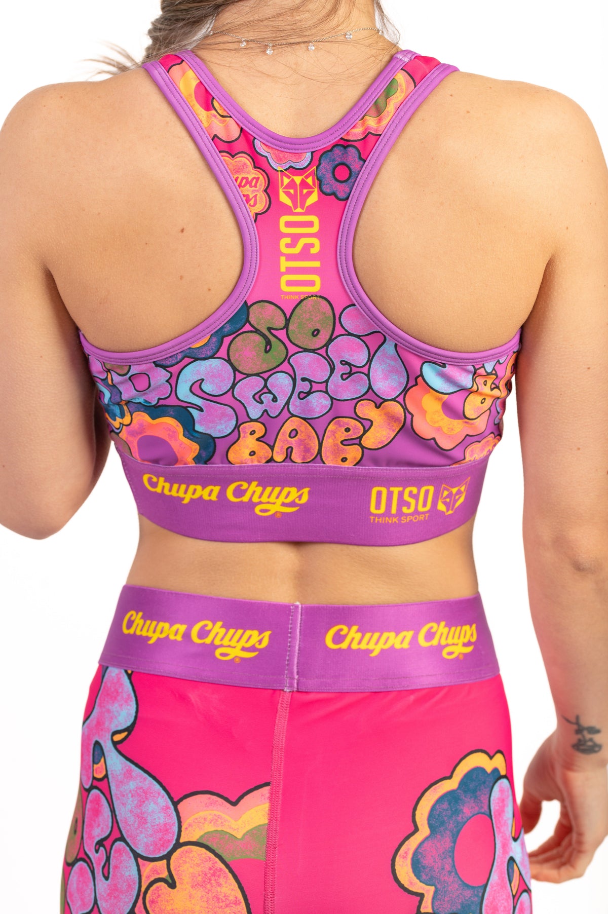 OTSO Damen Sporttop - Chupa Chups Sweet Baby – Produktansicht 8