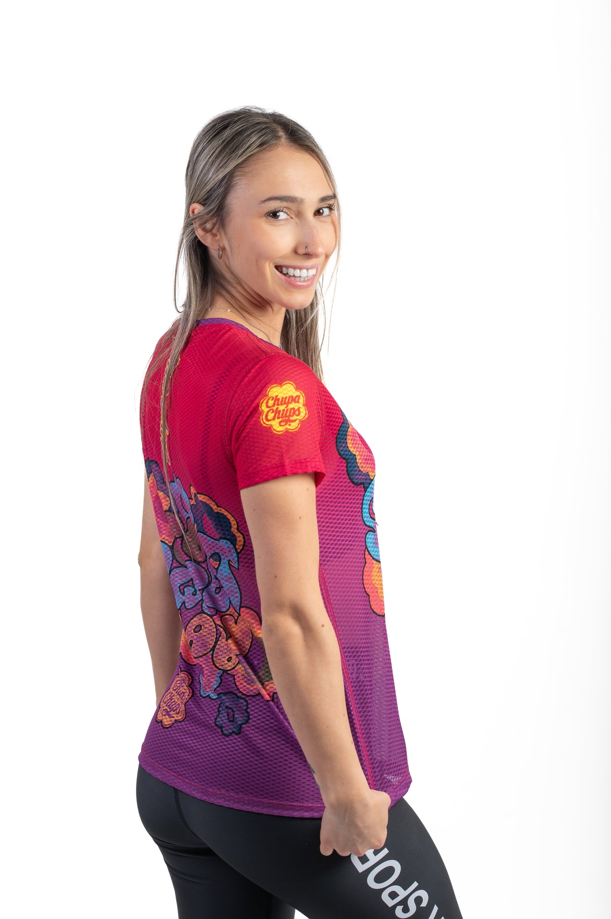 OTSO Damen Kurzarm-Funktionsshirt - Chupa Chups Sweet Baby – Produktansicht 5