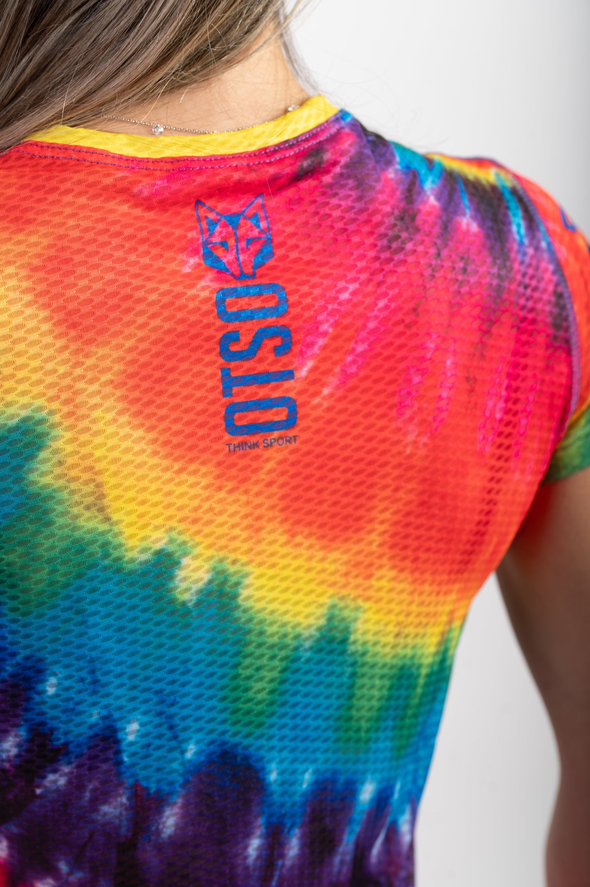 OTSO Damen Kurzarm-Funktionsshirt - Tie Dye – Produktansicht 10