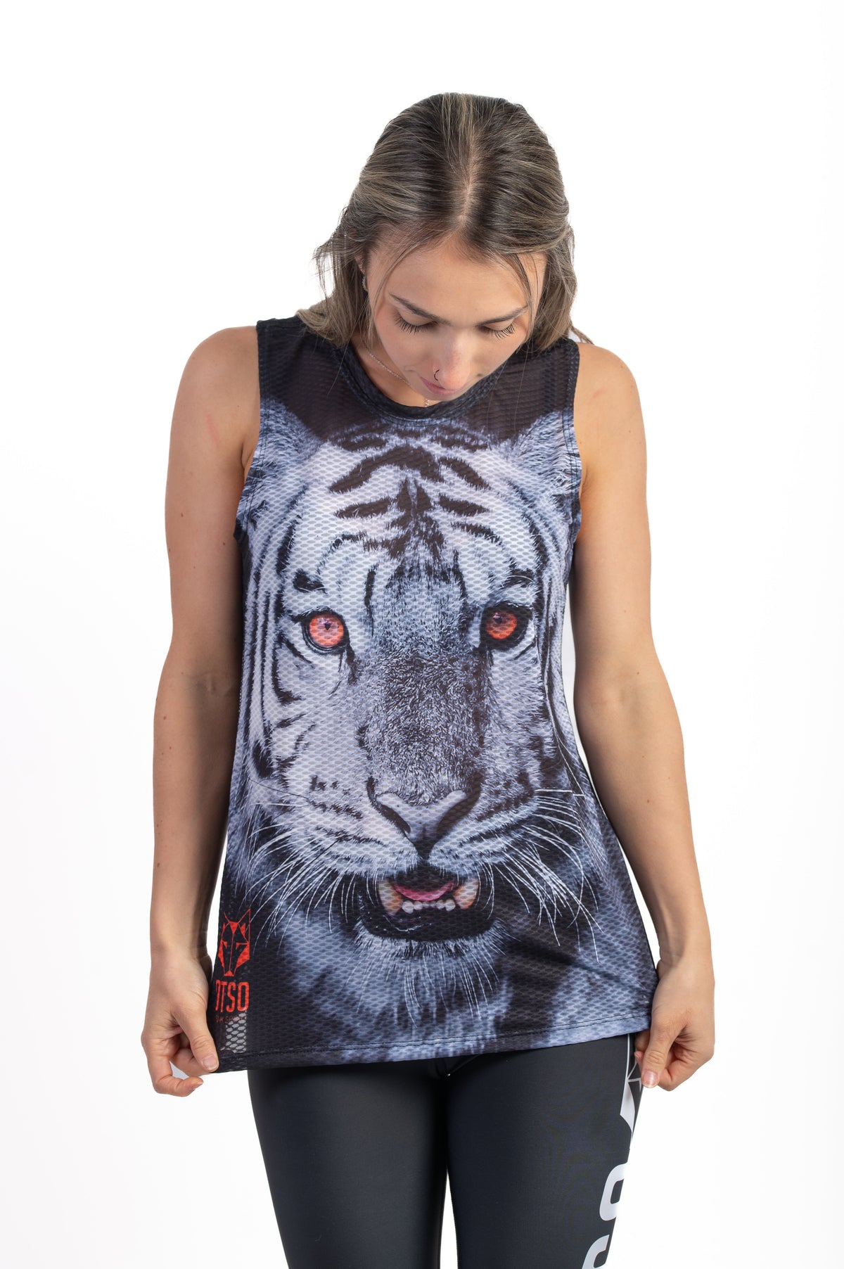 OTSO Damen Lauf-Singlet - Tiger – Produktansicht 4