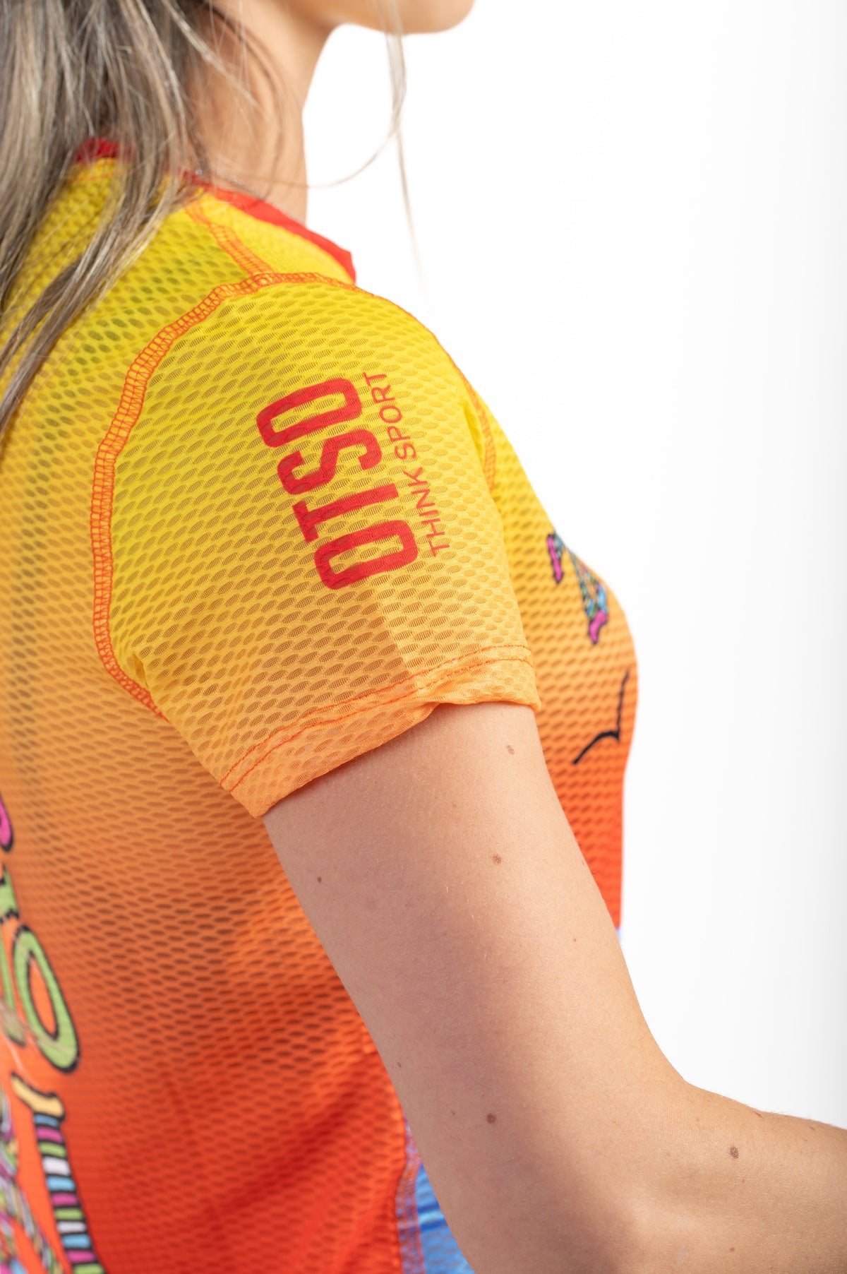 OTSO Damen Kurzarm-Funktionsshirt - Time to Tri Bike – Produktansicht 10