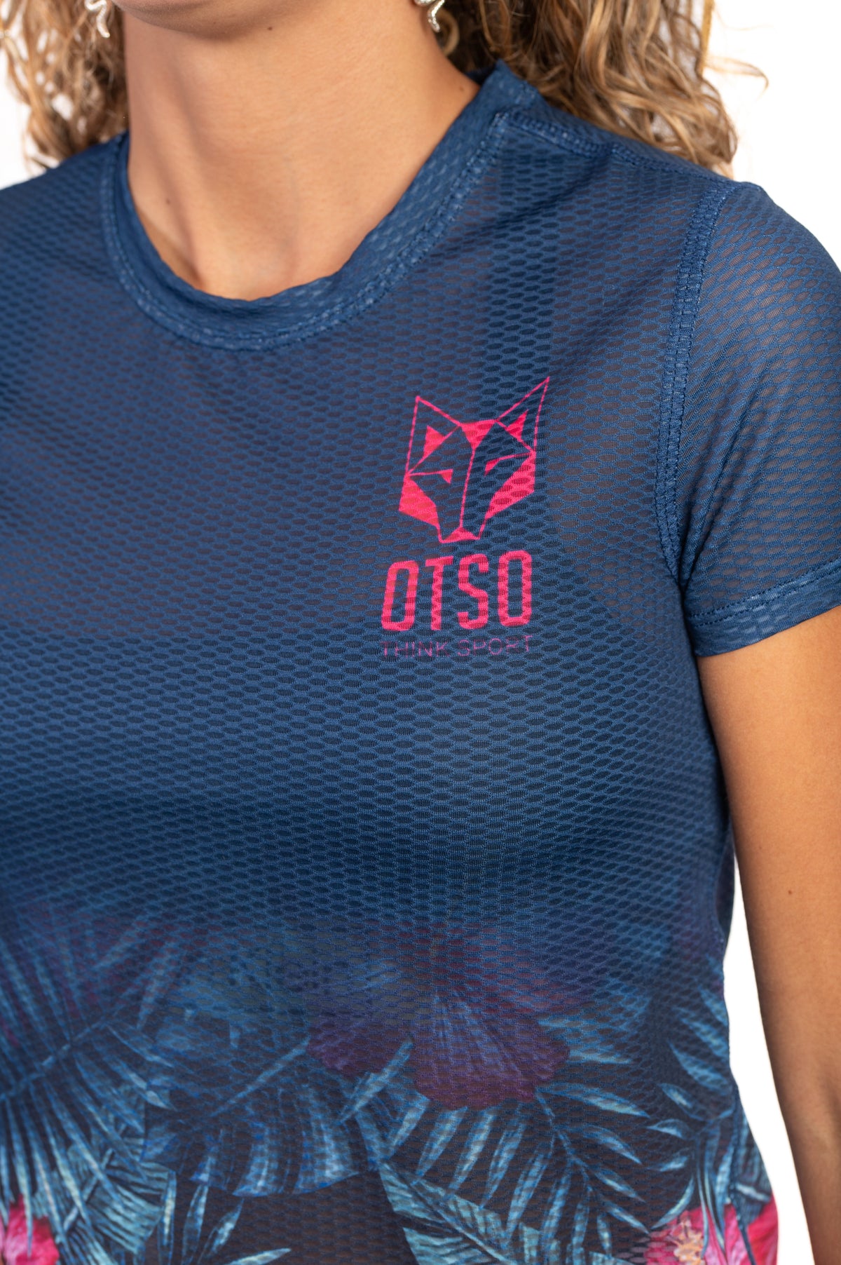 OTSO Damen Kurzarm-Funktionsshirt - Tropical Dark – Produktansicht 8
