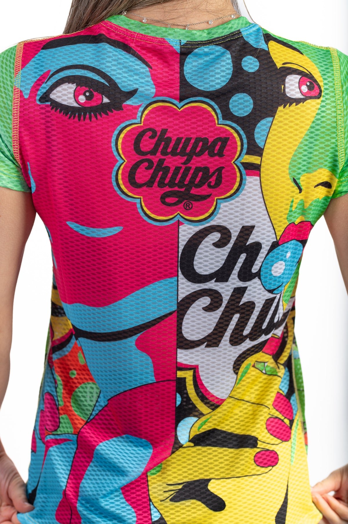 OTSO Damen Kurzarm-Funktionsshirt - Chupa Chups Warhool – Produktansicht 9
