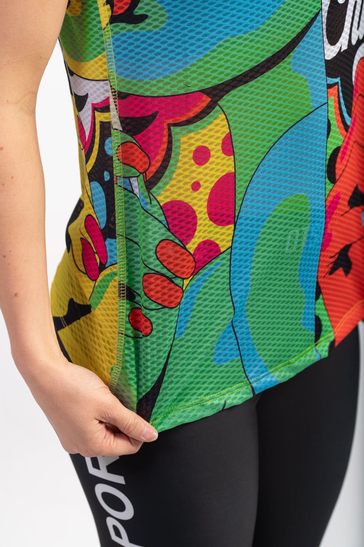 OTSO Damen Kurzarm-Funktionsshirt - Chupa Chups Warhool – Produktansicht 10