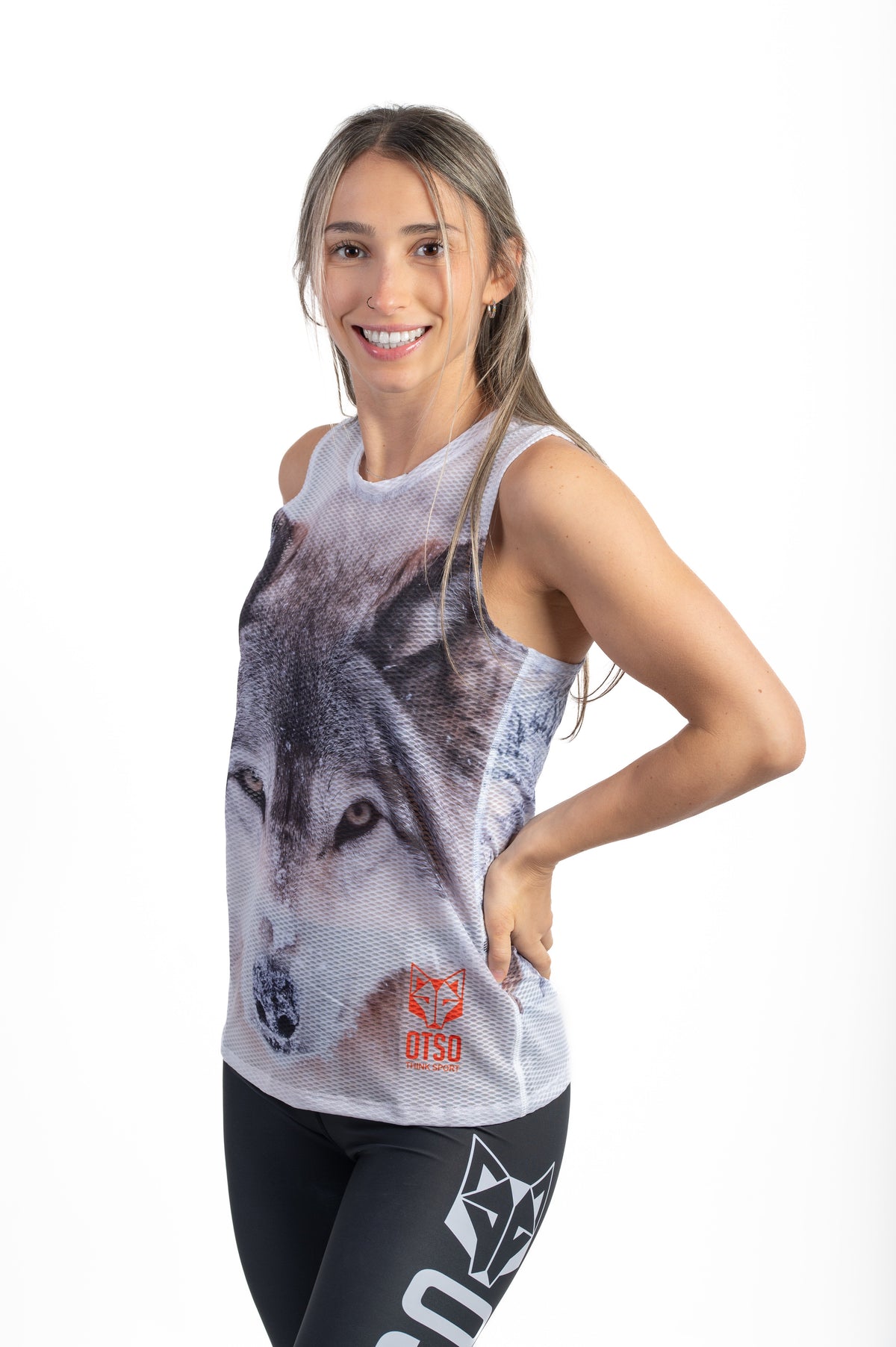 OTSO Damen Lauf-Singlet - Wolf – Produktansicht 4