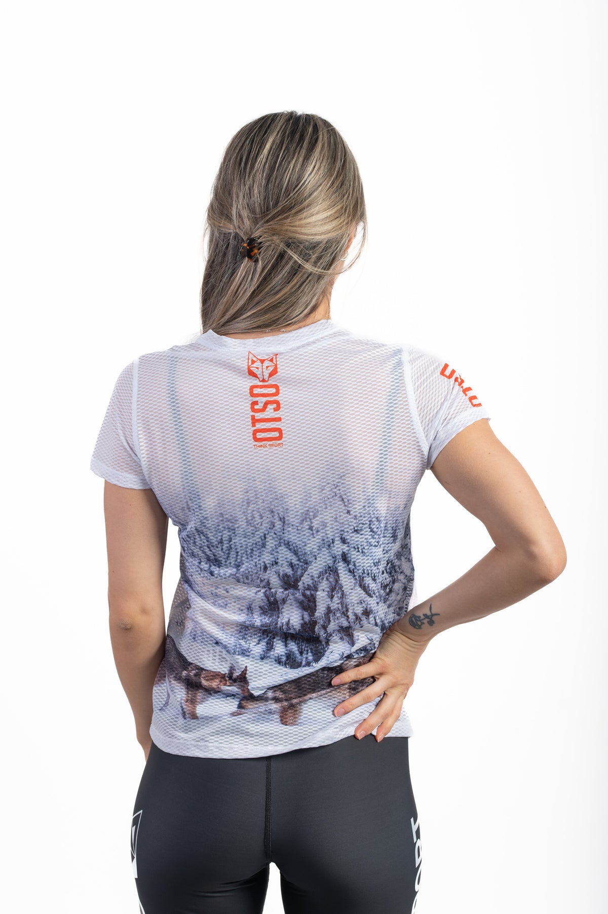 OTSO Damen Kurzarm-Funktionsshirt - Wolf – Produktansicht 7