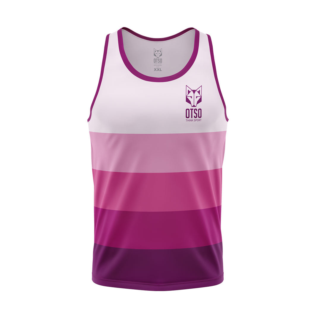 OTSO Herren Lauf-Singlet - Pink – Produktansicht