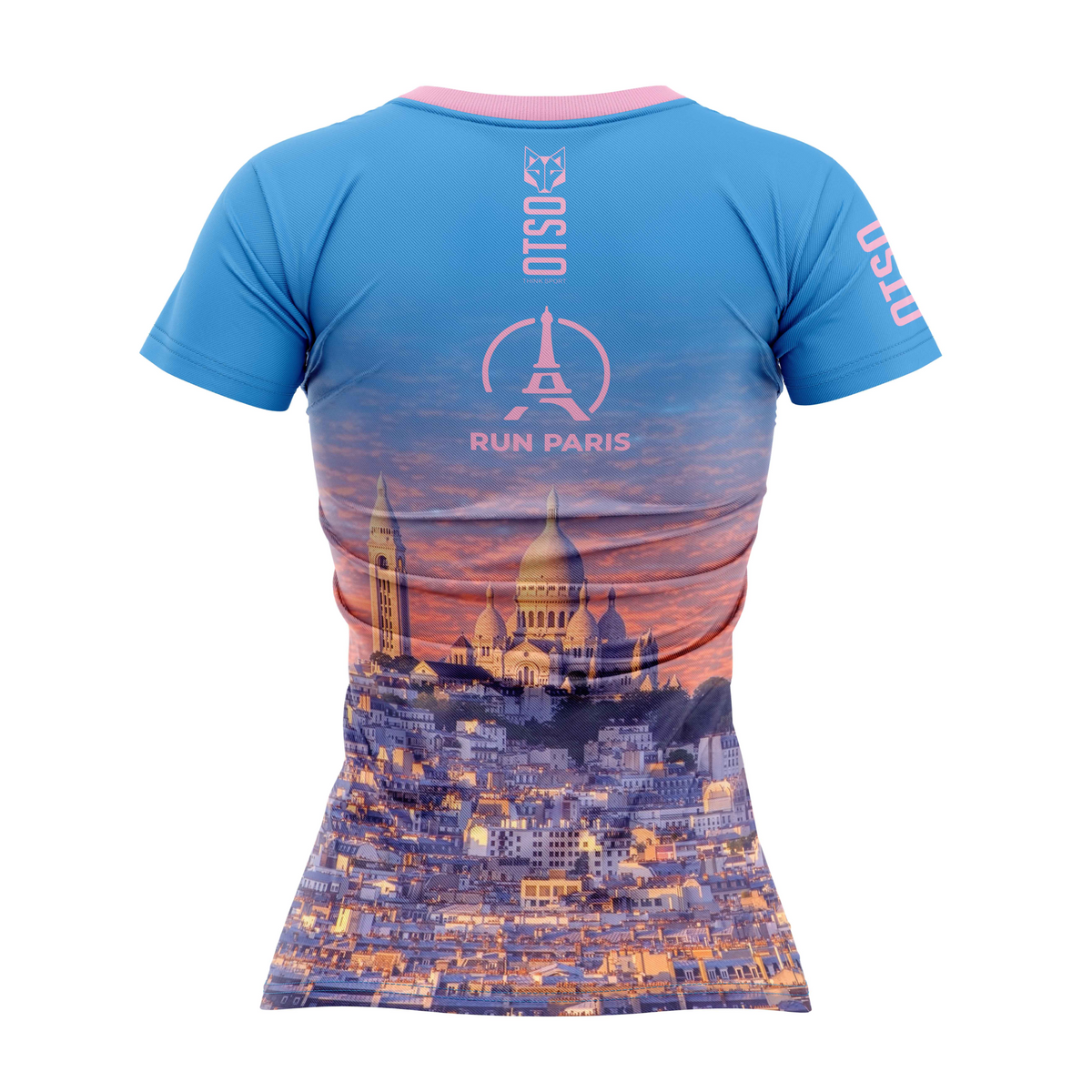 OTSO Damen Kurzarm-Funktionsshirt - Run Paris 2026 – Produktansicht 2