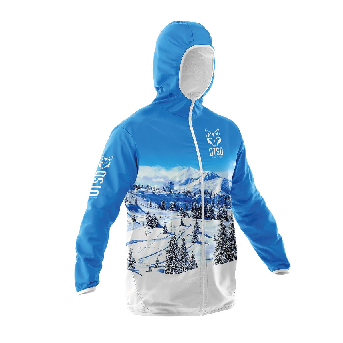 OTSO Unisex Laufjacke - Snow Forest – Produktansicht