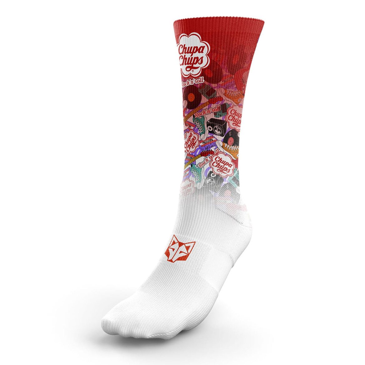 OTSO Sublimierte Sportsocken - Chupa Chups Rock'n'Roll – Produktansicht