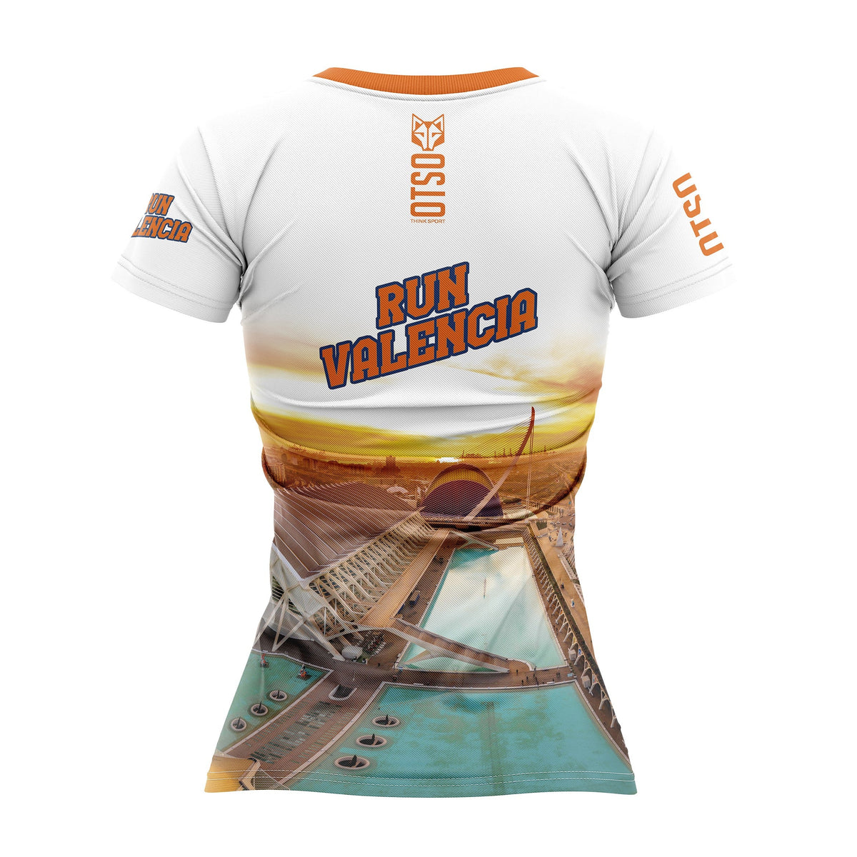 OTSO Damen Kurzarm-Funktionsshirt - Run Valencia 2023 – Produktansicht 2
