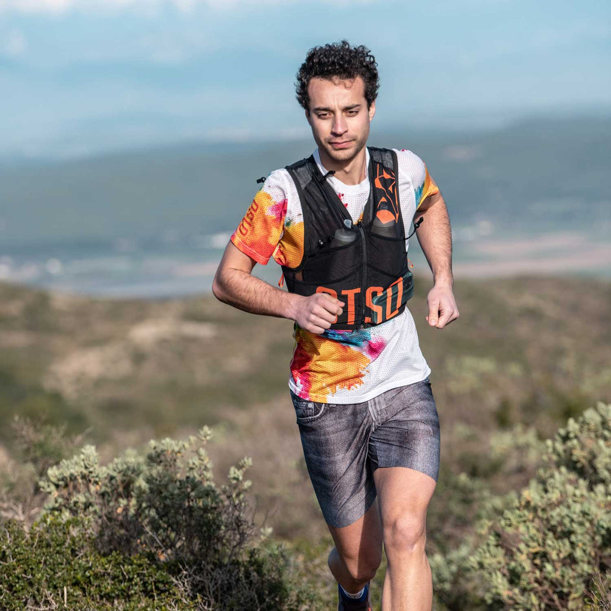 OTSO Trailrunning-Rucksack - Black & Orange – Produktansicht 3