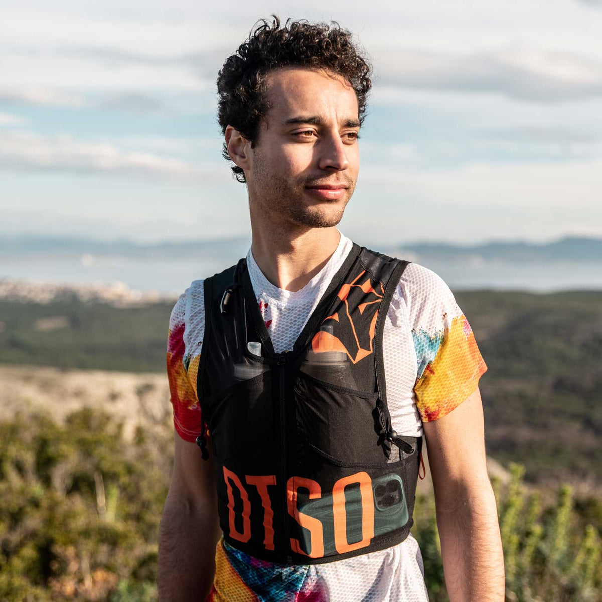 OTSO Trailrunning-Rucksack - Black & Orange – Produktansicht 2