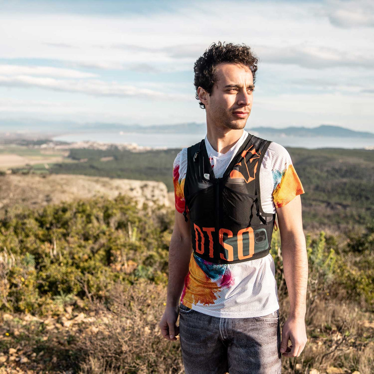OTSO Trailrunning-Rucksack - Black & Orange – Produktansicht 4