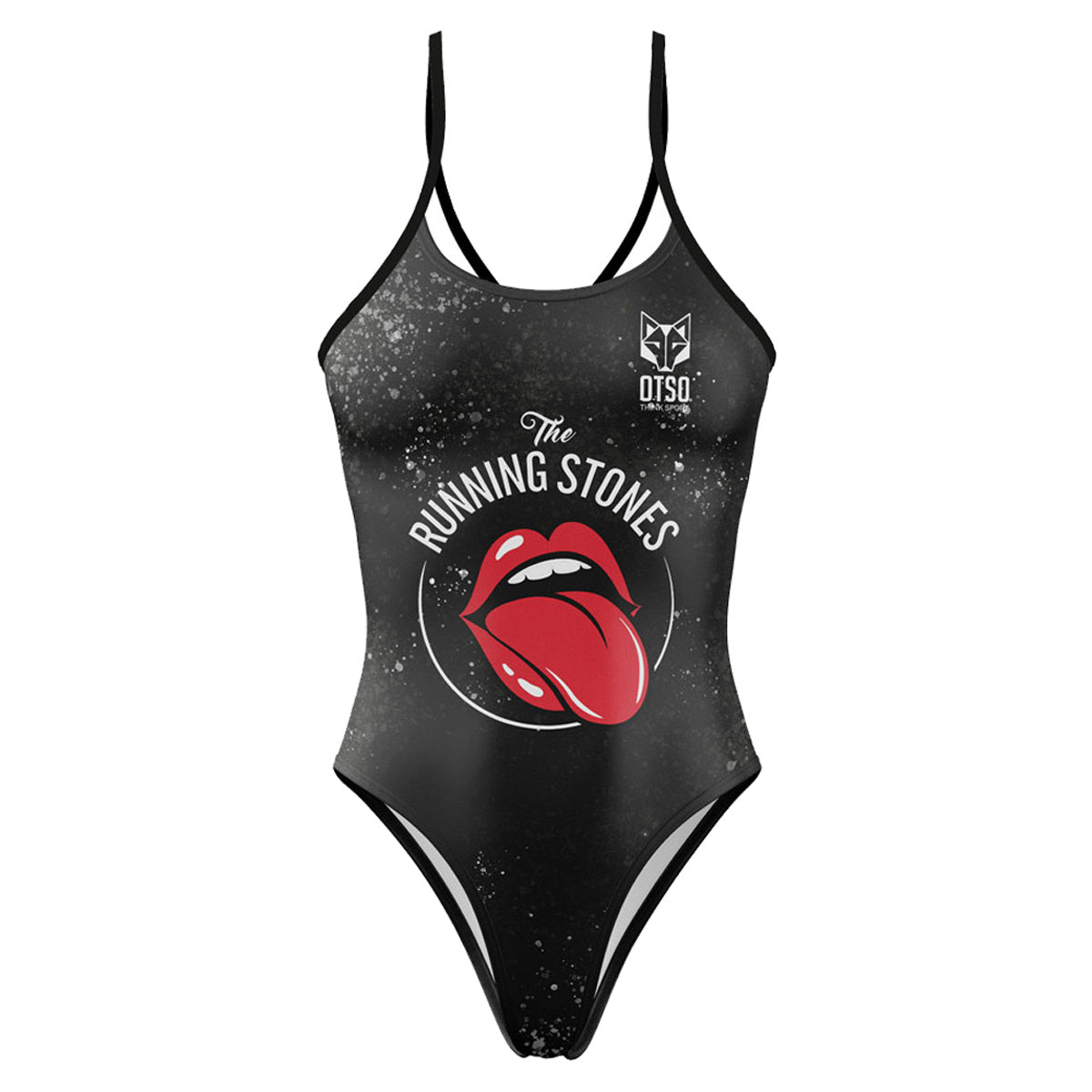 OTSO Damen Badeanzug - Running Stones – Produktansicht