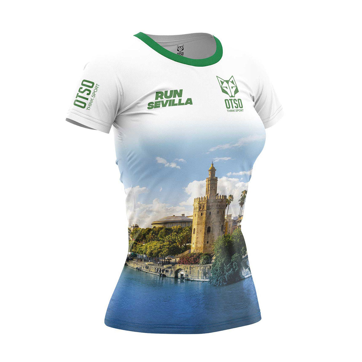 OTSO Damen Kurzarm-Funktionsshirt - Run Sevilla – Produktansicht