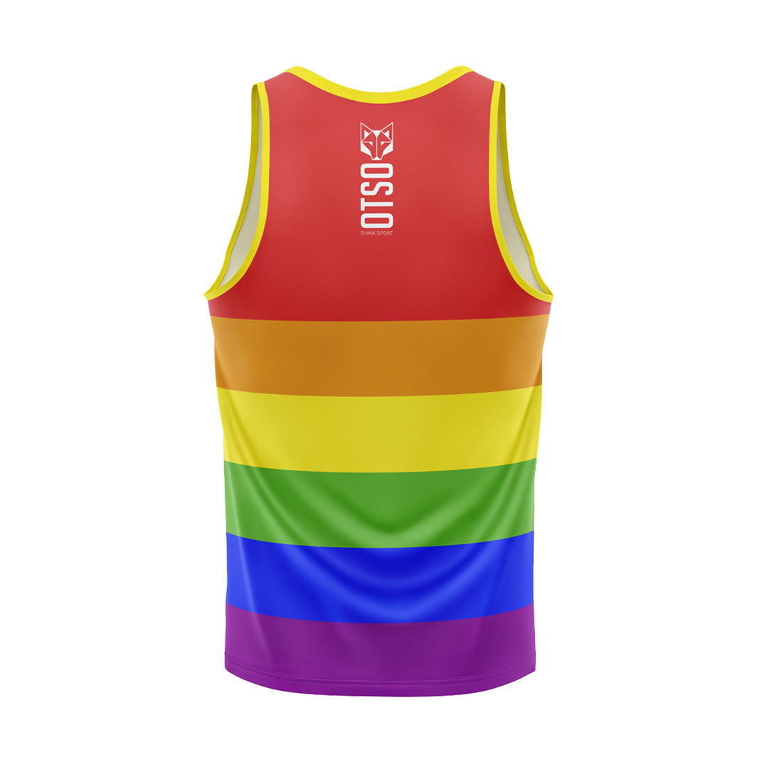 OTSO Herren Lauf-Singlet - Fight 4 Love – Produktansicht 2