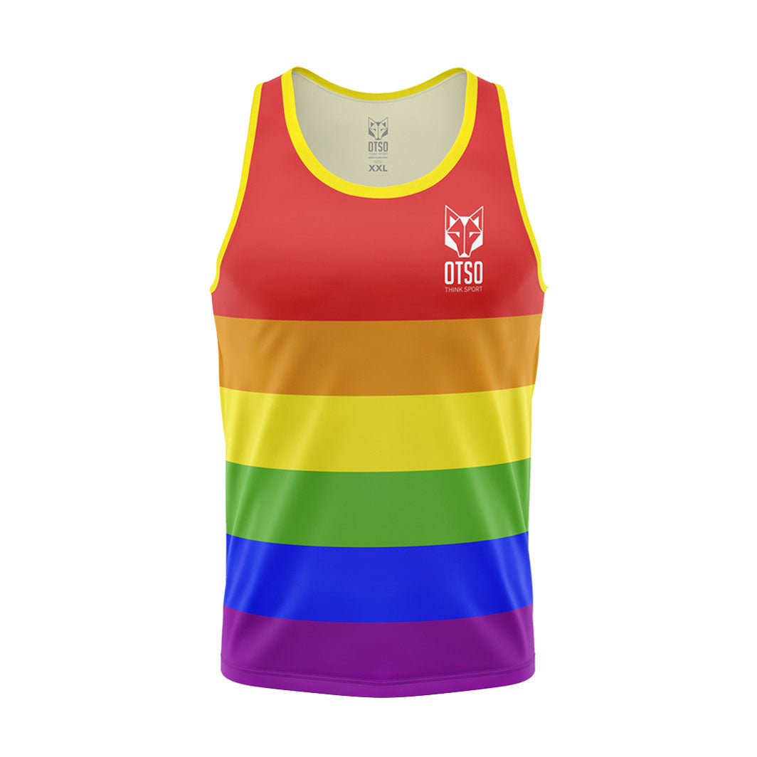OTSO Herren Lauf-Singlet - Fight 4 Love – Produktansicht