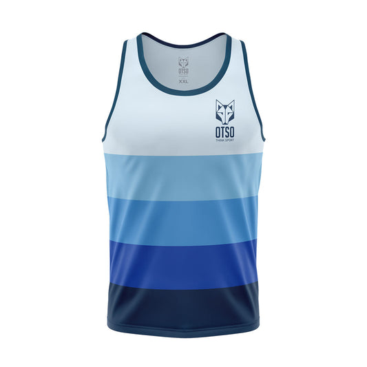 OTSO Herren Lauf-Singlet - Blue – Produktansicht