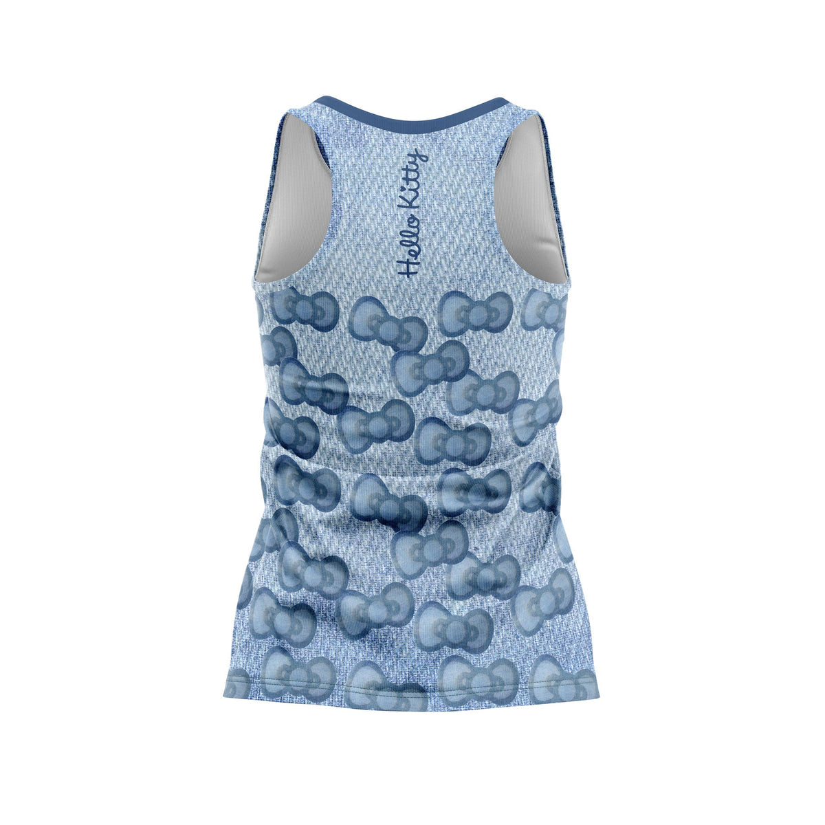 OTSO Damen/Mädchen Singlet - Hello Kitty Denim – Produktansicht 2