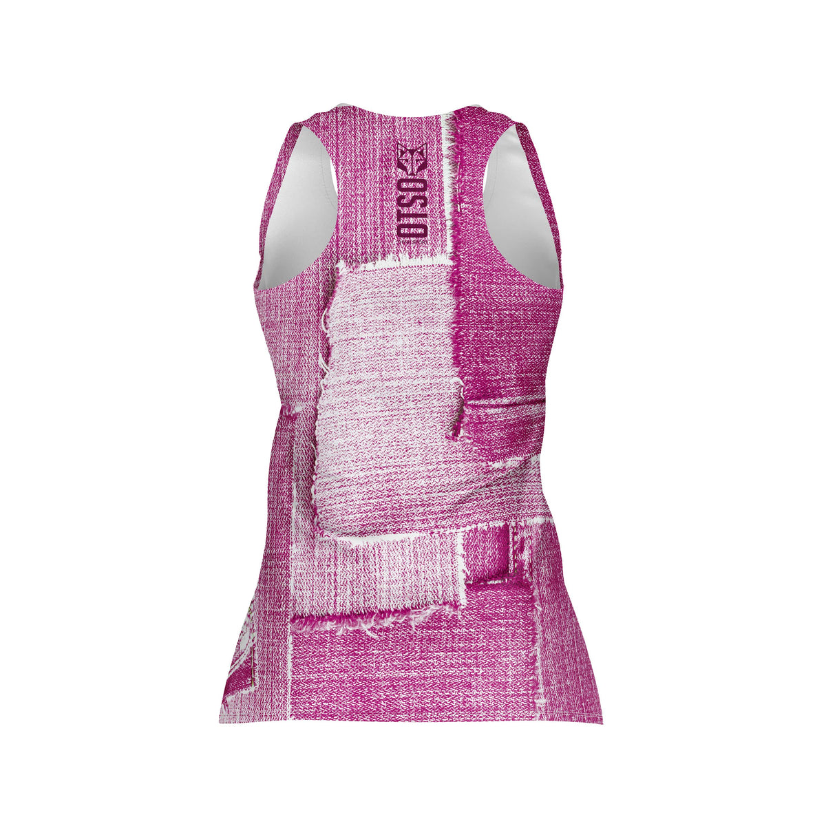 OTSO Damen Lauf-Singlet - Pink Jeans – Produktansicht 2