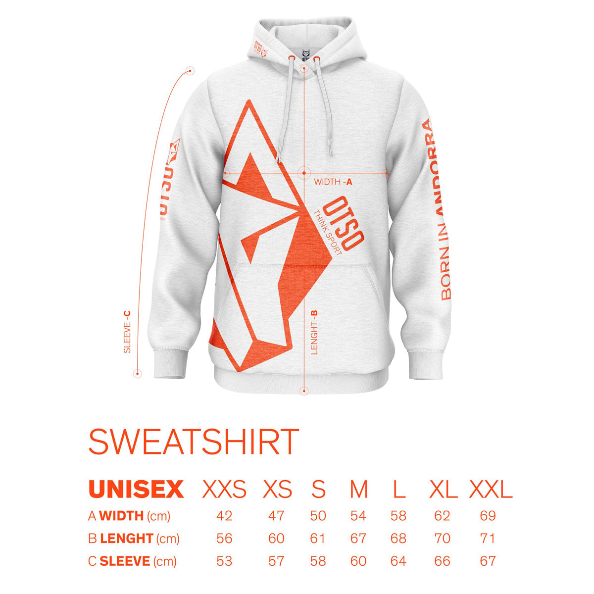 OTSO Hoodie - Light Blue & Pink – Produktansicht 3