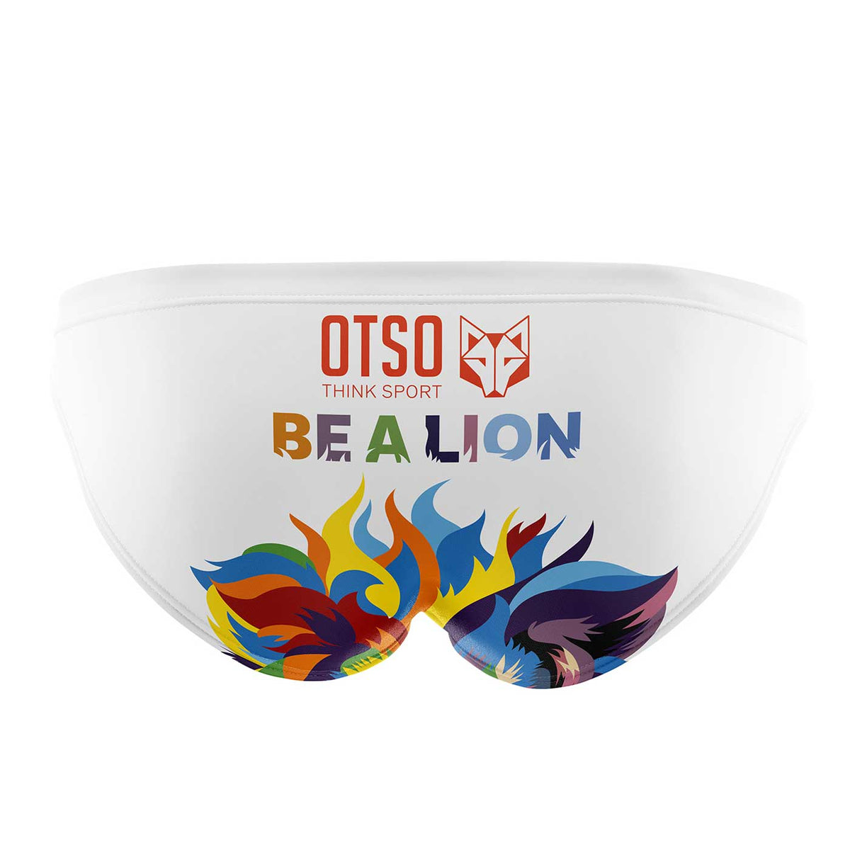 OTSO Herren Badehose Slip - Be A Lion – Produktansicht 2