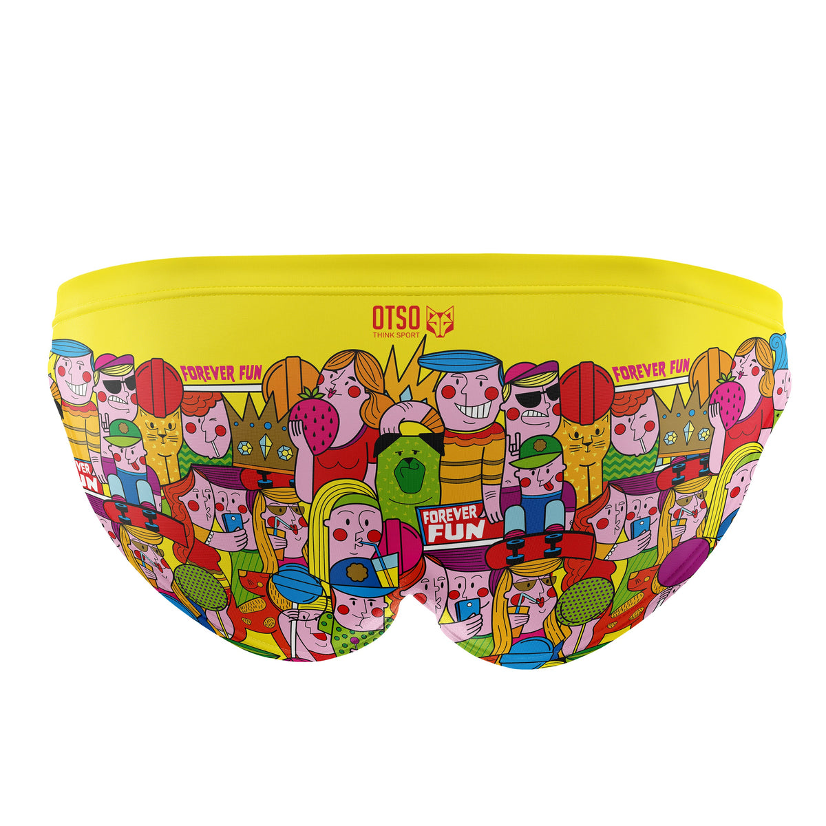 OTSO Herren Badehose Slip - Chupa Chups Forever Fun – Produktansicht 2