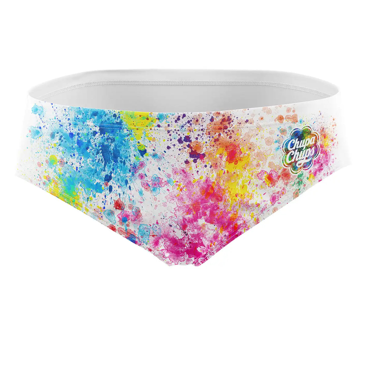 OTSO Herren Badehose Slip - Chupa Chups Paint – Produktansicht