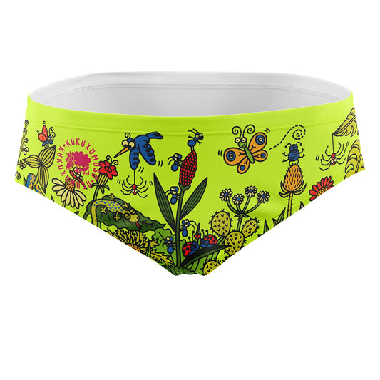 OTSO Herren Badehose Slip - Kukuxumusu Forest – Produktansicht