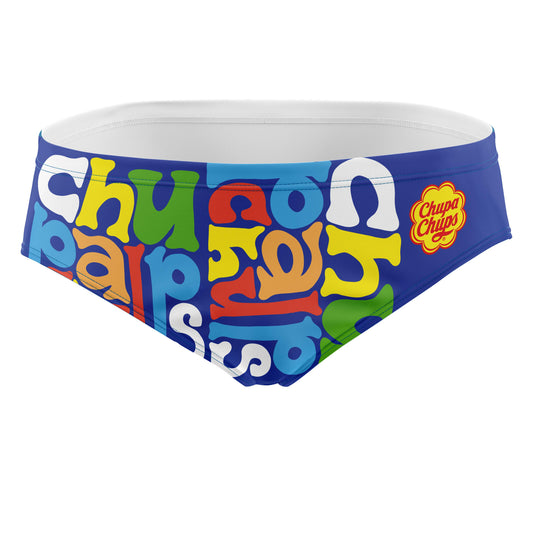 OTSO Herren Badehose Slip - Chupa Chups 70'S – Produktansicht