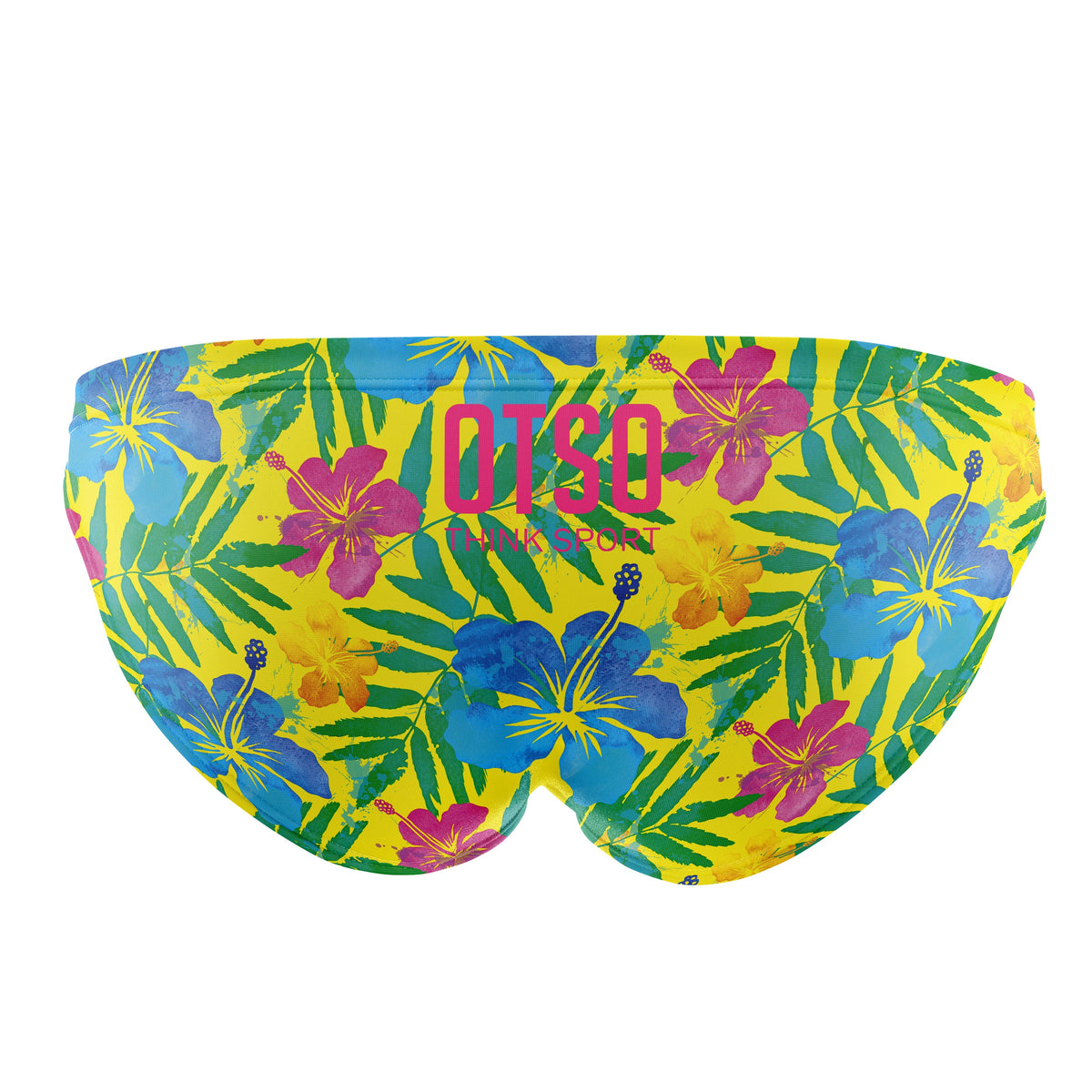 OTSO Herren Badehose Slip - Floral – Produktansicht 2
