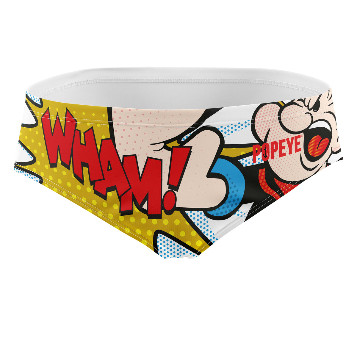 OTSO Herren Badehose Slip - Popeye Pop Art – Produktansicht