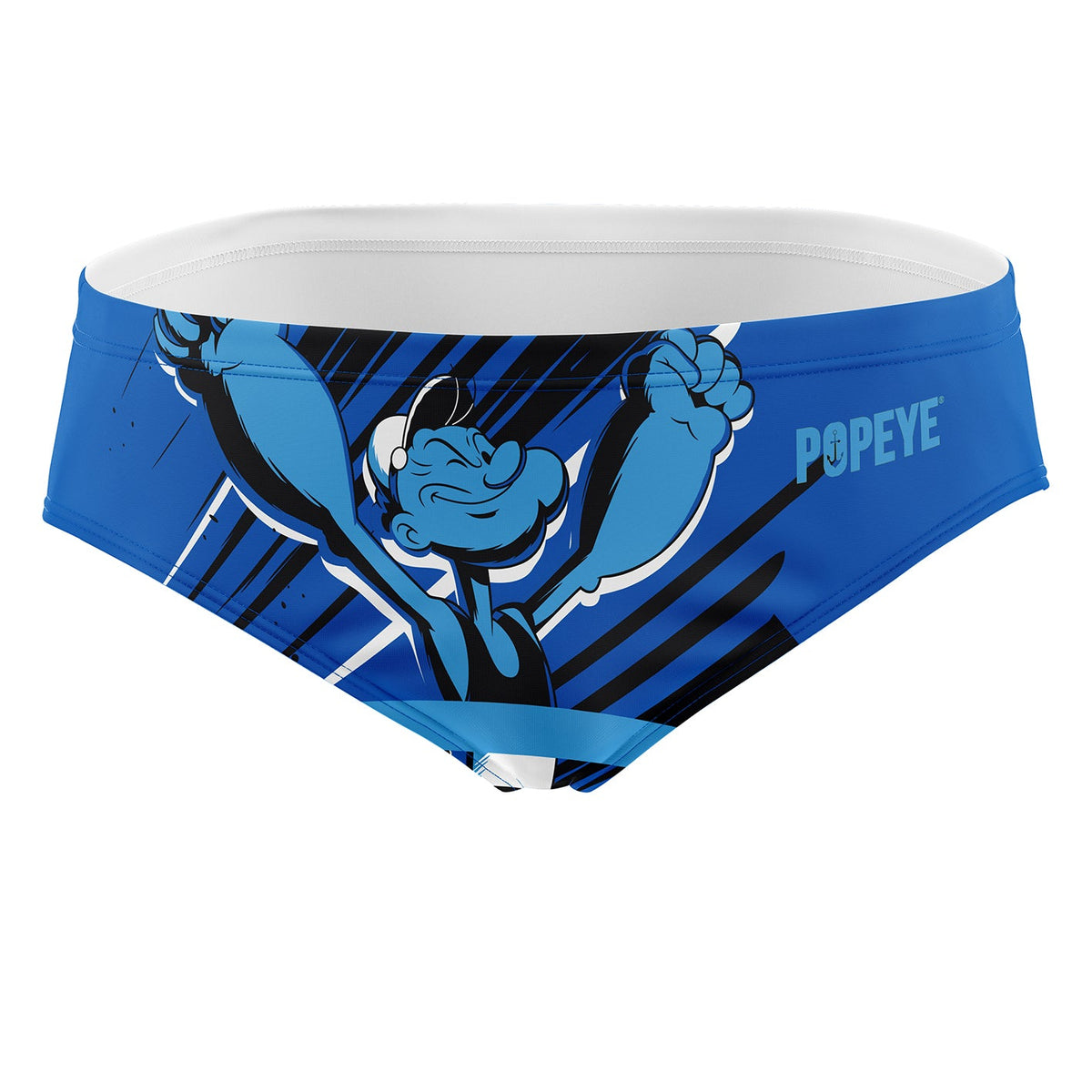 OTSO Herren Badehose Slip - Popeye Run For It – Produktansicht