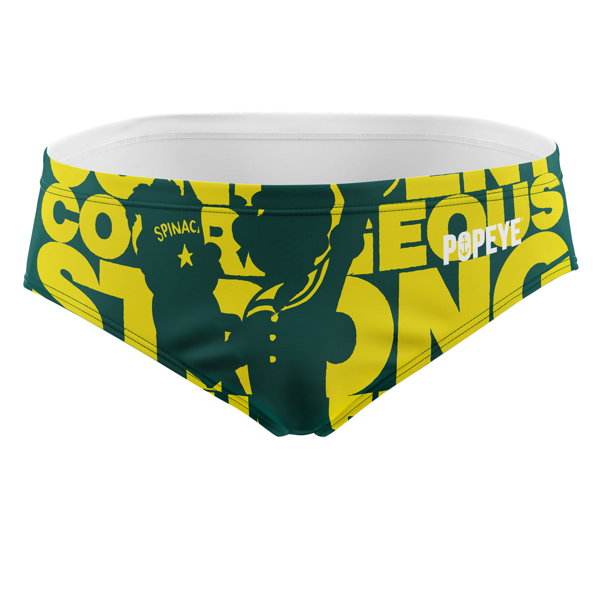 OTSO Herren Badehose Slip - Popeye Strong – Produktansicht