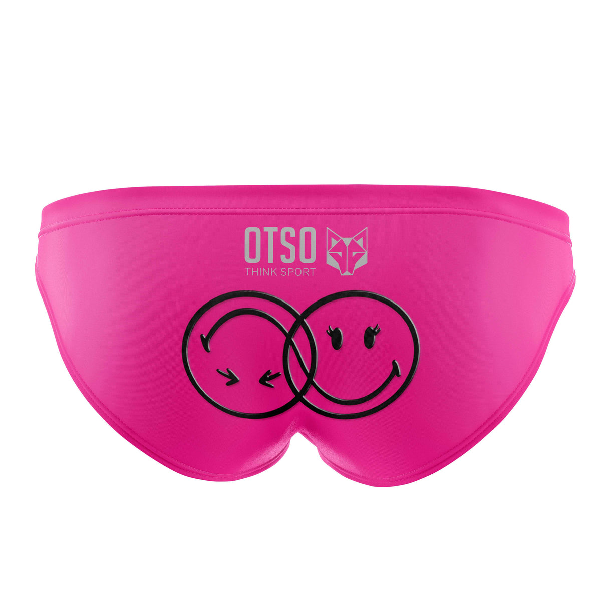 OTSO Herren Badehose Slip - S.W.Smiley Smiling – Produktansicht 2