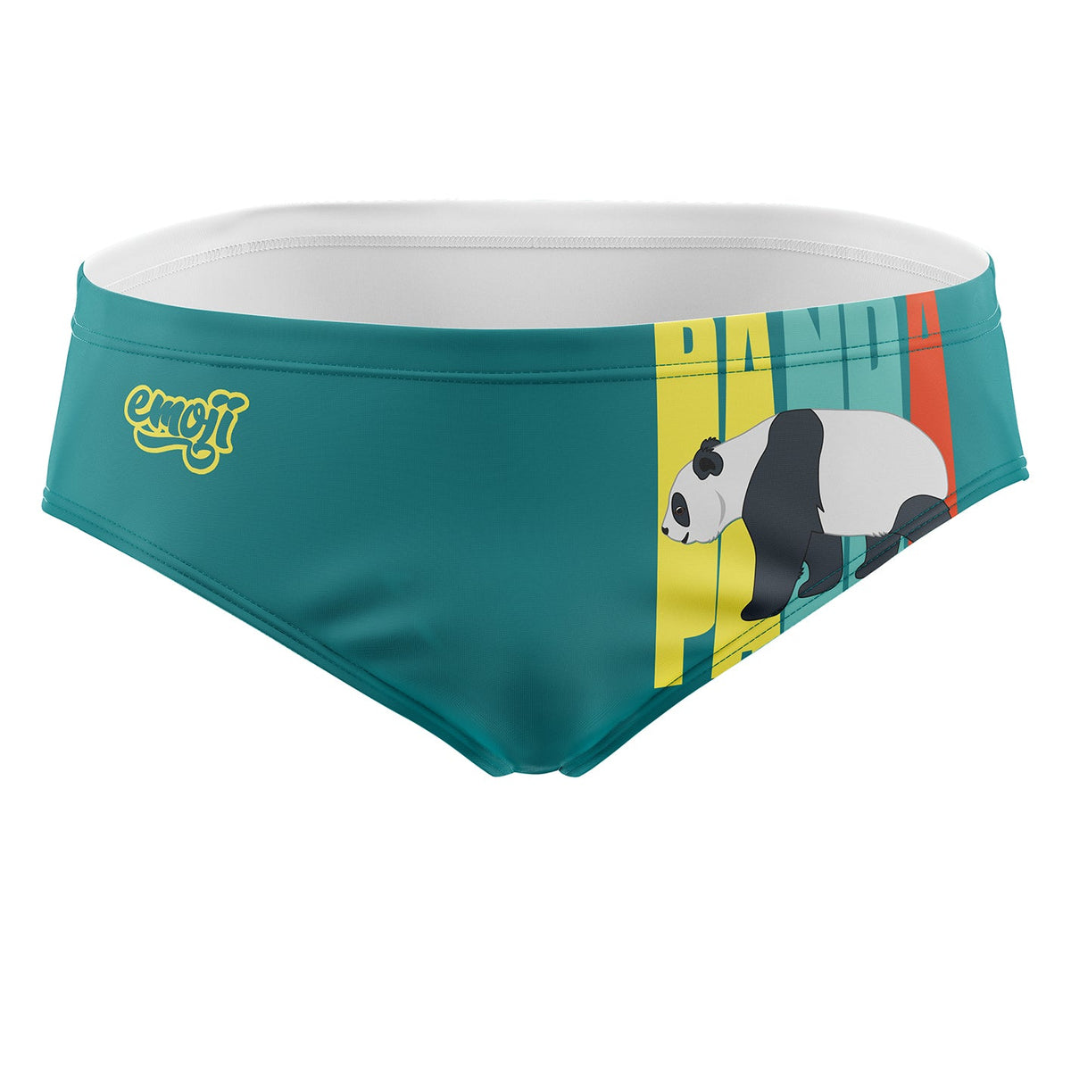 OTSO Herren Badehose Slip - Emoji Panda – Produktansicht