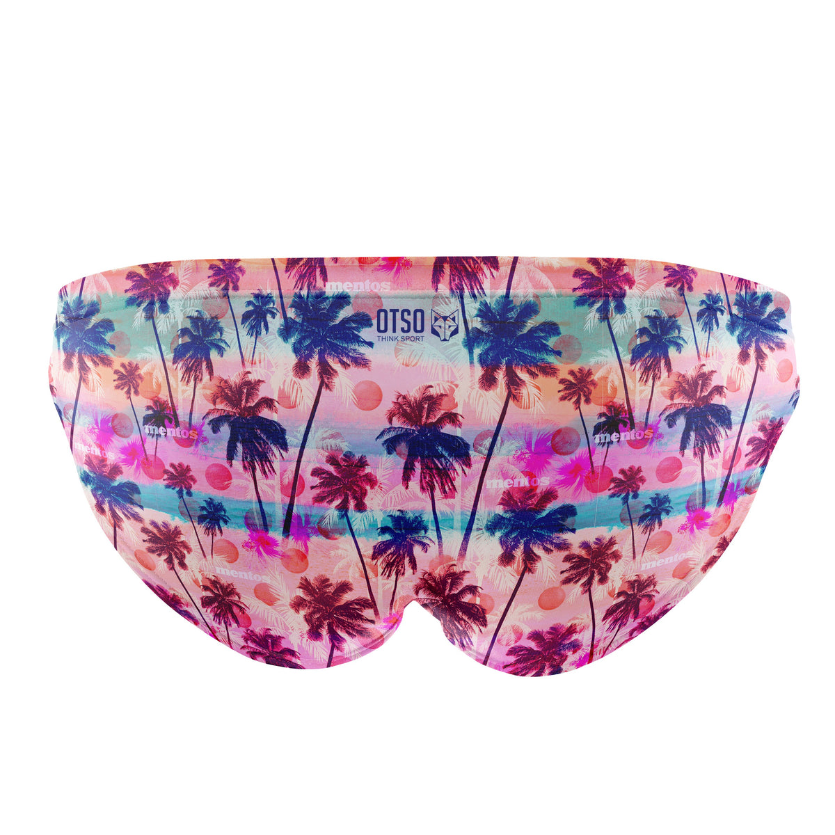 OTSO Herren Badehose Slip - Mentos Palms – Produktansicht 2