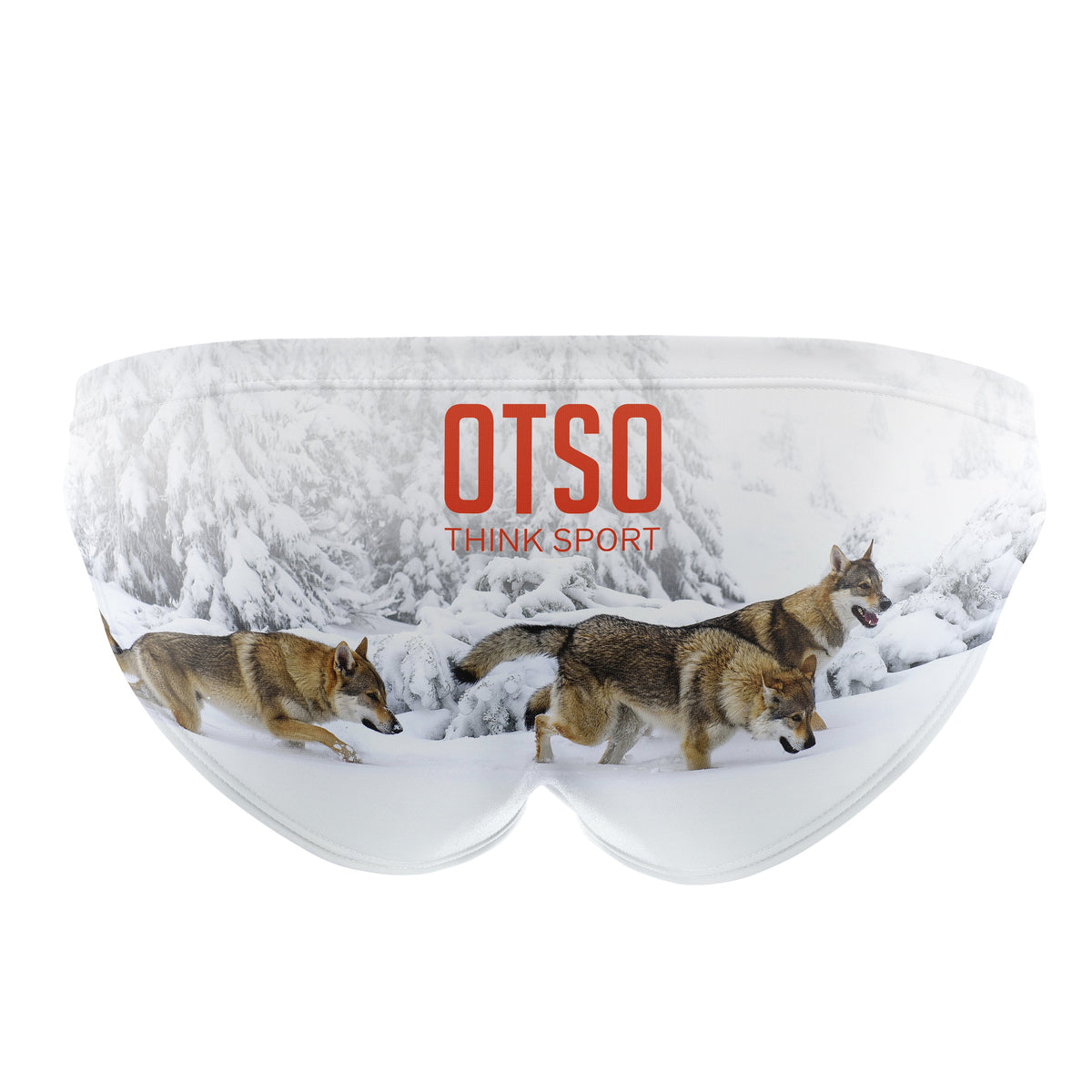 OTSO Herren Badehose Slip - Wolf – Produktansicht 2