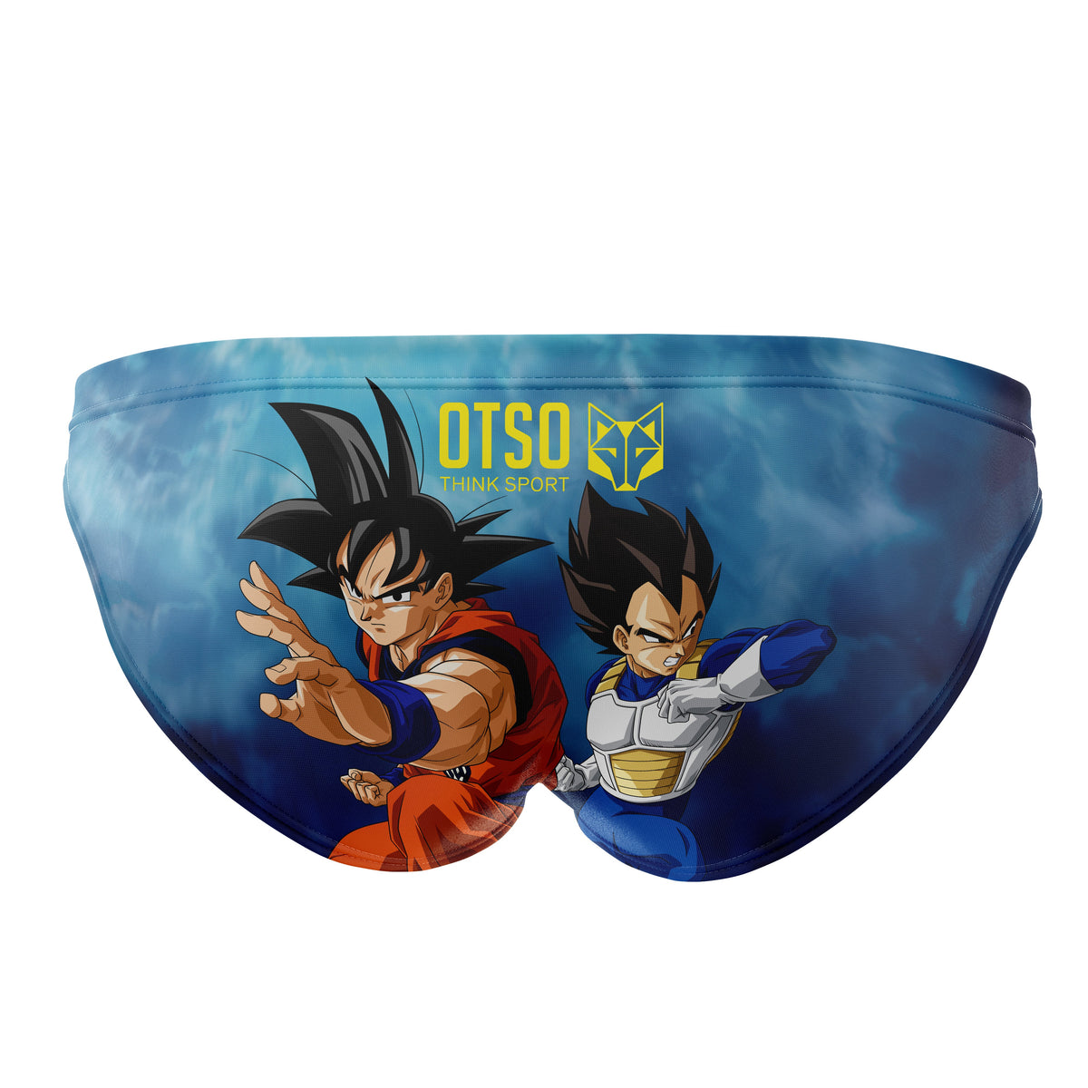 OTSO Herren Badehose Slip - Dragon Ball Super Goku Vegeta – Produktansicht 2