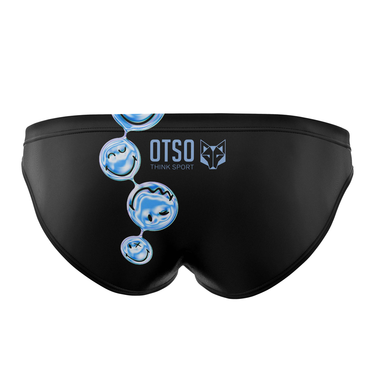 OTSO Herren Badehose Slip - S.W.Smiley World Connected – Produktansicht 2