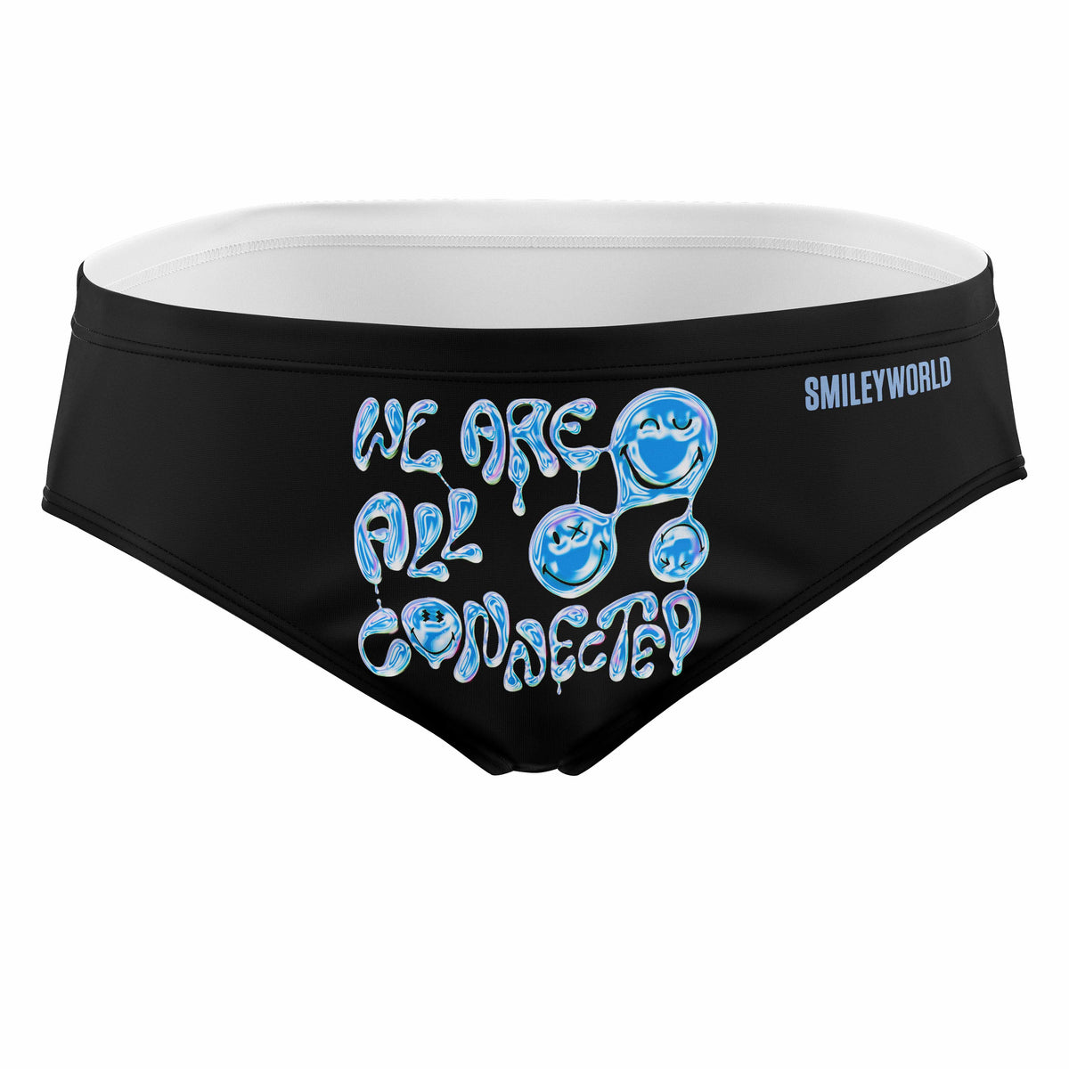 OTSO Herren Badehose Slip - S.W.Smiley World Connected – Produktansicht