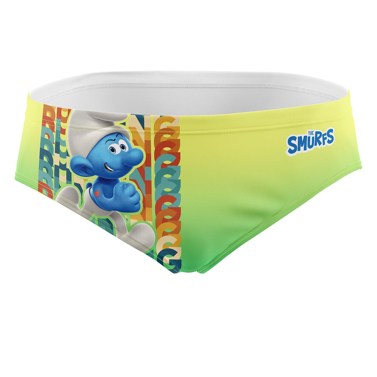 OTSO Herren Badehose Slip - Smurf Running – Produktansicht